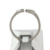 Bague d'occasion or 375 blanc diamants - vue V3