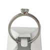 Solitaire d'occasion or 750 blanc diamants - vue V3