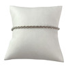 Bracelet d'occasion or 375 blanc maille corde 18 cm - vue V1