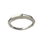 Bague d'occasion or 750 blanc - vue 1