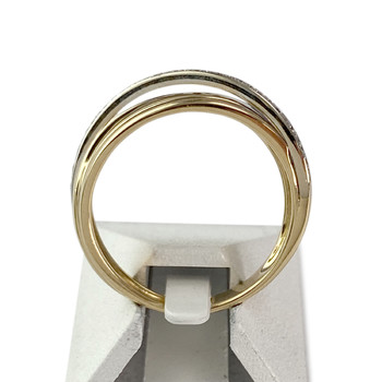 Second hand ring 2 gold 750 diamonds