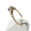 Bague d'occasion 2 ors 750 diamant - vue V2