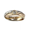 Solitaire d'occasion 3 ors 750 diamant - vue V1