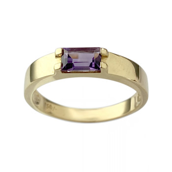 Tweedehands kruis hanger in 750 geel goud