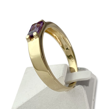 Tweedehands kruis hanger in 750 geel goud