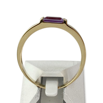 Tweedehands kruis hanger in 750 geel goud