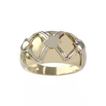 Bague d'occasion or 750 2 tons - vue 1