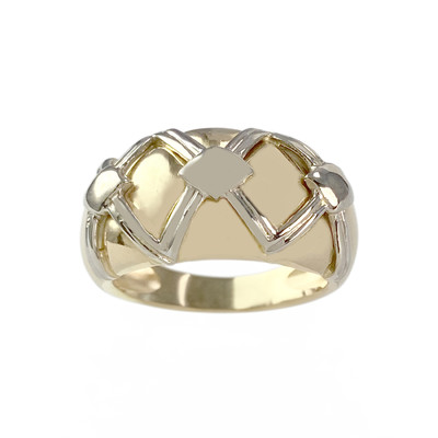 Bague d'occasion or 750 2 tons - vue 1