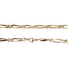 Chaîne d'occasion or 750 jaune maille cheval alternée 59,5 cm - vue V3
