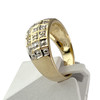 Bague d'occasion or 750 2 tons diamants - vue V2