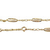 Sautoir d'occasion or 750 jaune maille filigrane 124 cm - vue V3