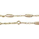Sautoir d'occasion or 750 jaune maille filigrane 124 cm - vue 3