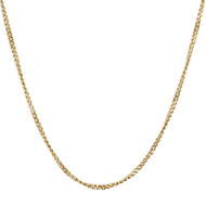 Chaîne d'occasion or 750 jaune maille gourmette 68,5 cm