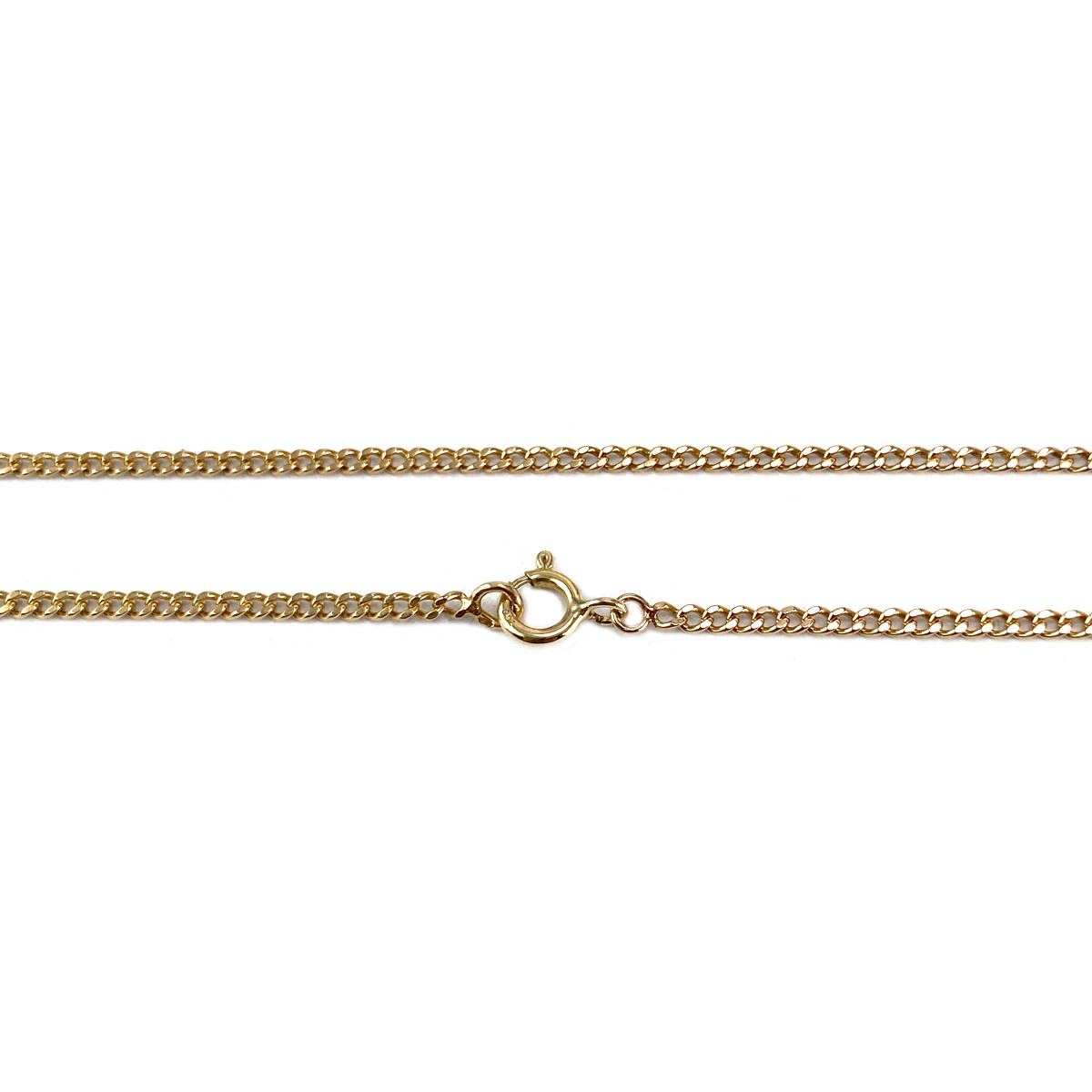 Chaîne d'occasion or 750 jaune maille gourmette 68,5 cm - vue 3