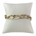 Bracelet d'occasion or 585 jaune maille cheval 19,5 cm - vue 1