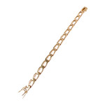 Bracelet d'occasion or 585 jaune maille cheval 19,5 cm - vue 2