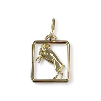 Pendentif bélier d'occasion or 750 jaune