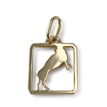 Pendentif bélier d'occasion or 750 jaune