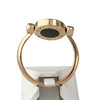 Bague reversible bulgari d'occasion or 750 jaune onyx nacre - vue V4