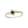 Bague d'occasion or 750 jaune saphir - vue V1
