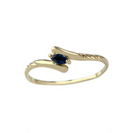 Bague d'occasion or 750 jaune saphir
