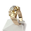 Bague d'occasion 2 ors 750 zirconias - vue V2