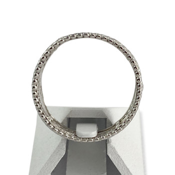 Second-hand mauboussin ring gold 750 white diamonds