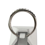 Bague d'occasion or 750 blanc diamants - vue 6