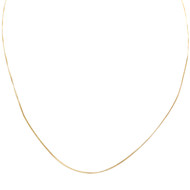 Chaîne d'occasion or 750 jaune maille gourmette 45 cm