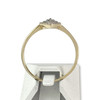 Bague d'occasion or 375 2 tons diamants - vue V3