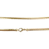 Collier d'occasion or 750 2 tons maille anglaise saphirs diamants 42,5 cm - vue V3