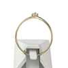 Solitaire d'occasion or 750 jaune zirconia - vue V3