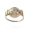 Bague d'occasion or 750 jaune spinelles synthétiques - vue V1