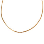 Chaîne d'occasion or 750 jaune maille gourmette 45,5 cm - vue 1
