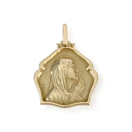 Médaille vierge d'occasion or 750 jaune