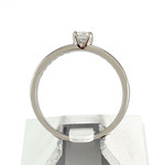 Bague d'occasion or 750 blanc diamants - vue 3