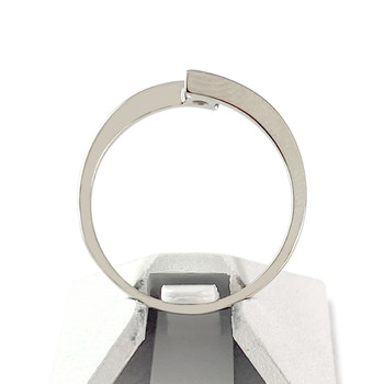 Solitaire d'occasion or 750 blanc diamant