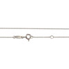 Collier d'occasion or 750 blanc maille forçat diamants 42 cm - vue V3