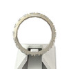 Bague d'occasion or 750 blanc tour complet zirconias - vue V3