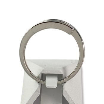 Second-hand gold 750 white sapphires diamonds ring