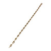 Bracelet d'occasion or 750 jaune maille grain de café 23 cm - vue V2