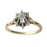 Solitaire d'occasion 2 ors 750 zirconia