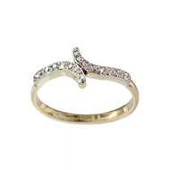 Bague d'occasion 2 ors 750 diamants