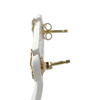 Boucles d'oreilles clous palmiers d'occasion or 750 jaune - vue V2