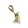Pendentif d'occasion or 750 jaune zirconias - vue V2