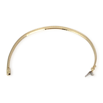 Bracelet d'occasion or 750 jaune maille oméga 19 cm