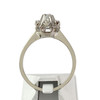 Bague d'occasion or 750 blanc diamants - vue V3