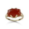 Bague d'occasion or 750 jaune cornaline - vue V1