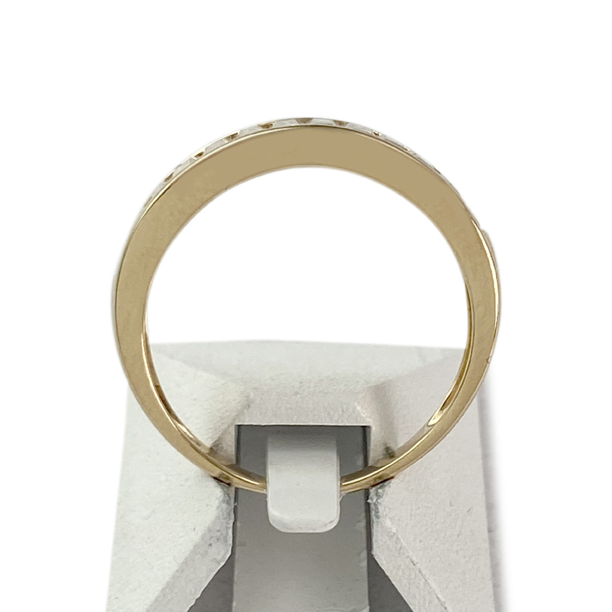 Bague d'occasion or 750 jaune zirconias - vue 3