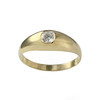 Bague d'occasion or 750 jaune zirconia - vue V1